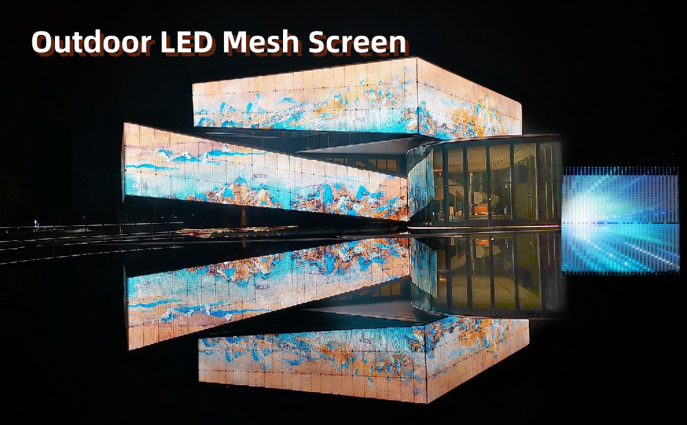 XINTAI LED led mesh screen_10 XINTAI LED led mesh screen_10